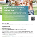 Pomoč mladim družinam pri plačilu vrtca