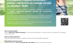 Pomoč mladim družinam pri plačilu vrtca